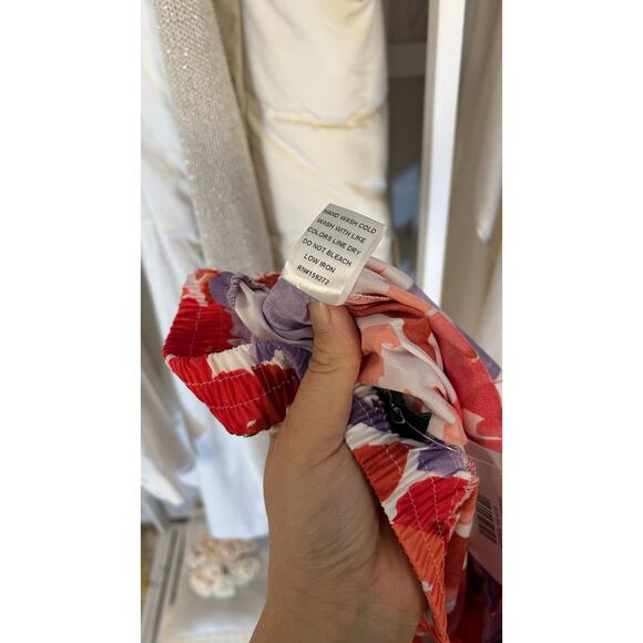 Gigio Women's Size M Multicolor Floral Flare Leg Pants #0313 - Picture 10 of 16